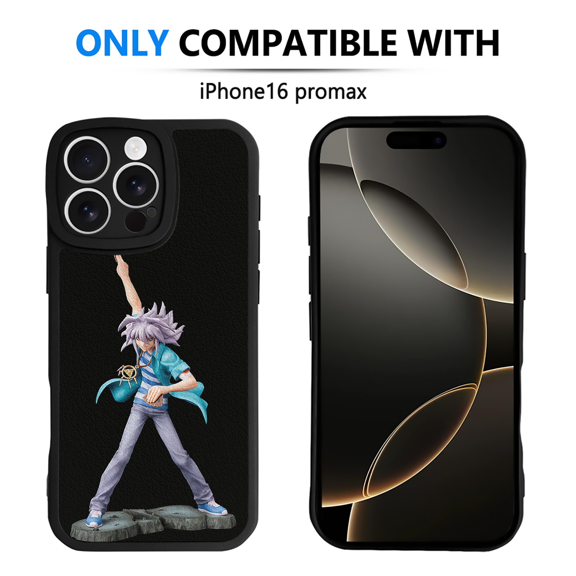 遊☆戯☆王 Yu-Gi-Oh! 【iPhone 16シリーズ対応】シリコンスマホケース（レザー調） 材質：シリコン